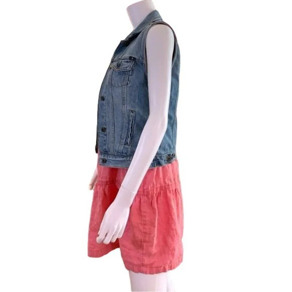Lucky Brand Classic Jean Jacket Vest Size XS - Picture 6 of 9